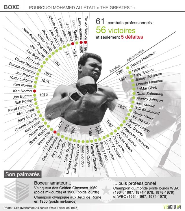 Le parcours de Mohamed Ali