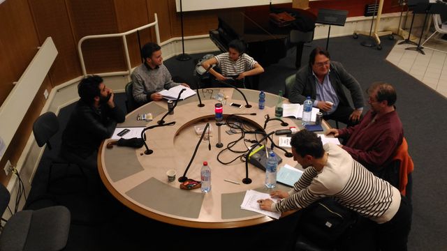 Charif Ghattas, Cédric Aussir et les acteurs de la fiction