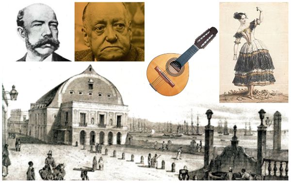 Manuel Saumell / Alejo Carpentier / Bandurria / Fanny Eisler dansant la cachucha / Teatro principal