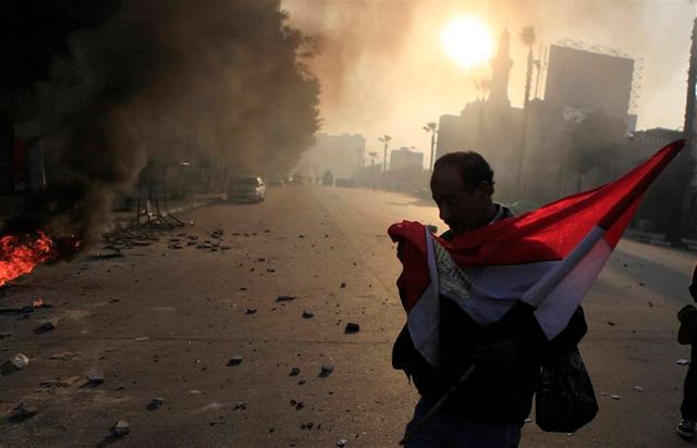 troisième anniversaire meurtrier pour la révolution en egypte