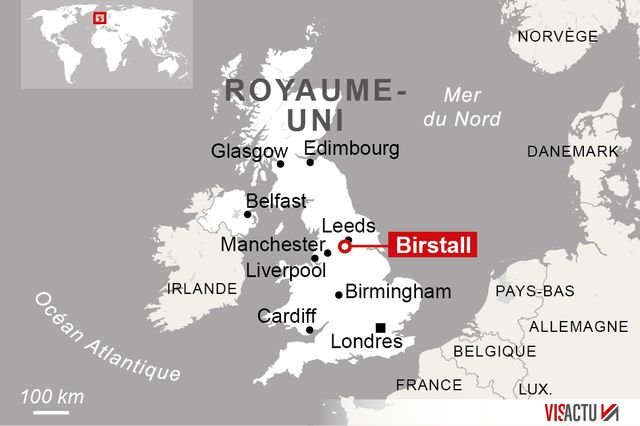 L'agression s'est produit à la mi-journée à Birstall
