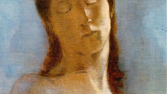 Odilon Redon, Les Yeux clos, 1890 - Wiki Commons / Musée d'Orsay, Paris