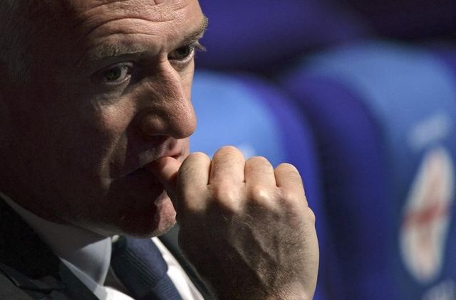 france's soccer coach deschamps attends the uefa euro 2016 qualifying draw in nice