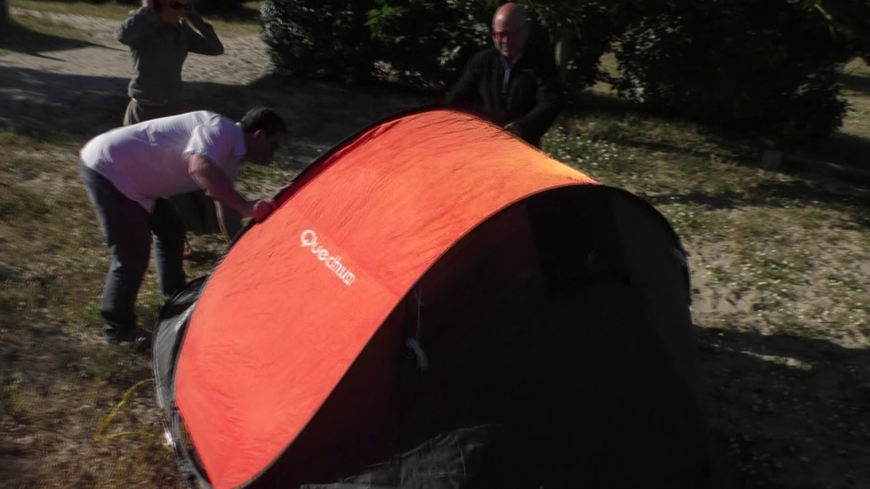 France Bleu Gironde installe sa tente au camping des flots bleus