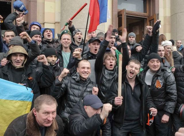 manifestations pro-russes dans l’est de l’ukraine