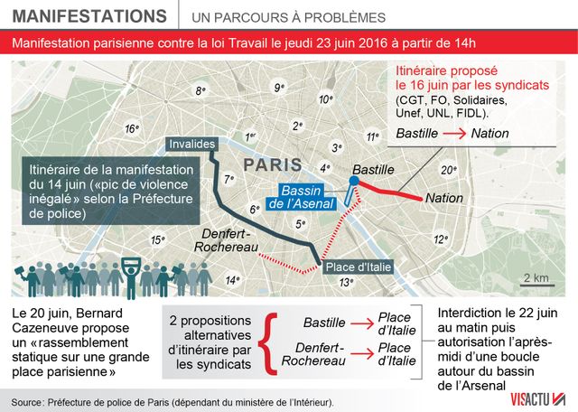 Le parcours du 23 juin : une boucle autour du Bassin de l'Arsenal (Paris 4e)