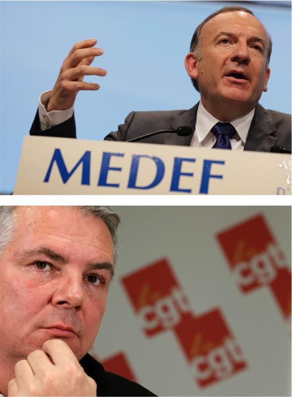 quand pierre gattaz et thierry lepaon se trouvent des convergences