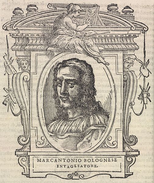 Portrait de Marcantonio dit Bolognese