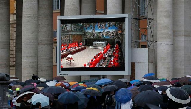 les cardinaux sont entrés en conclave