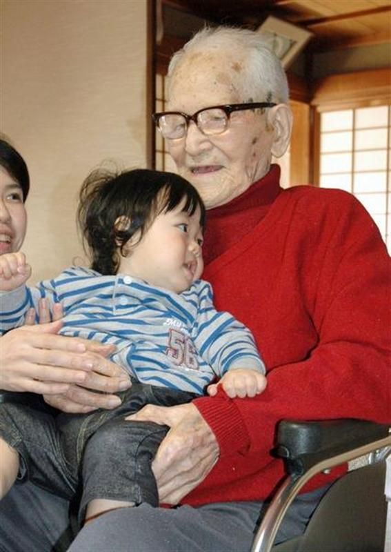le japonais jiroemon kimura, doyen de l'humanité, meurt à 116 ans