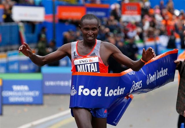 le kényan mutai remporte à nouveau le marathon de new york