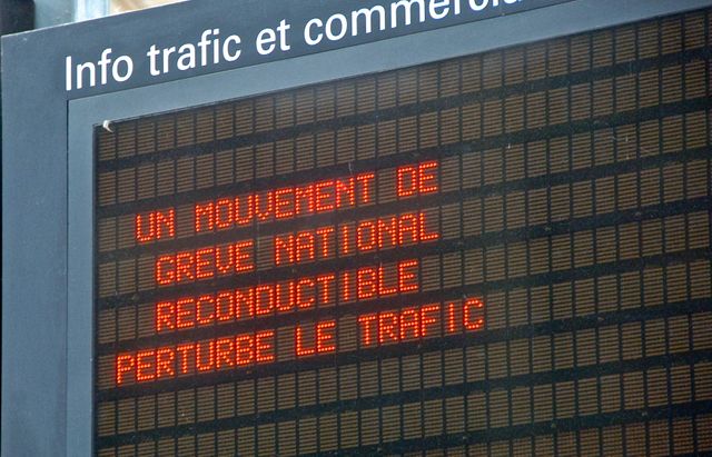 Mouvement de grève à la SNCF