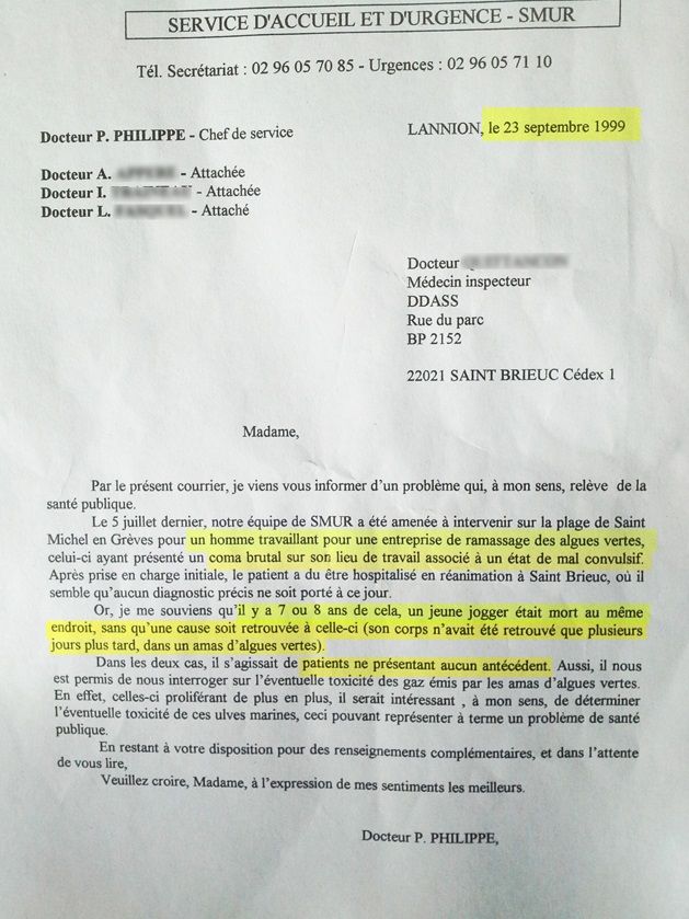 Première alerte lancée par l'urgentiste Pierre Philippe auprès des instances sanitaires
