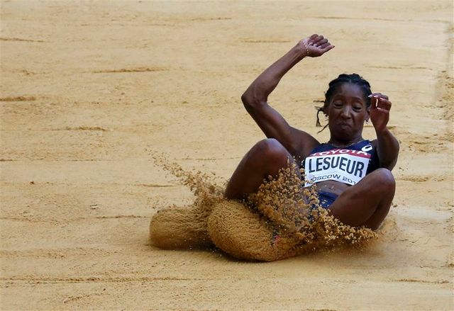 eloyse lesueur ne franchit pas les qualifications pour la longueur à moscou