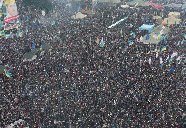manifestation des pro-européens à kiev