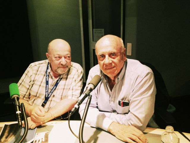 Ralph Gibson et Michel Zlotowski qui traduit ses propos © Fanny Leroy