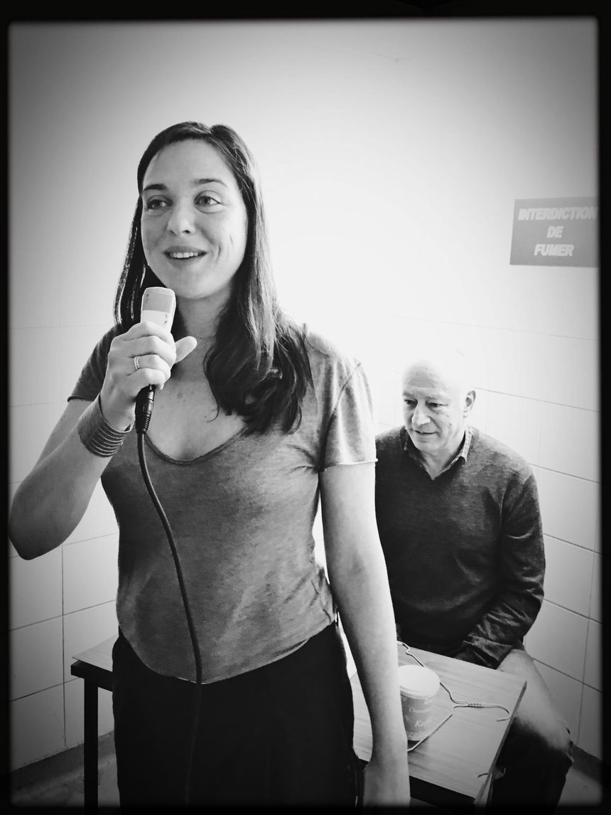 Claire Dumas et Simon Bakhouche du "Collectif du doute"