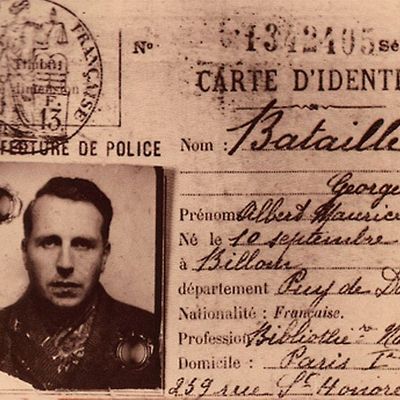 Carte d'identité de Georges Bataille en 1940