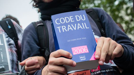 Manifestation contre la Loi Travail le 26 mai 2016 ©Maxppp - Aurelien Morissard IP3