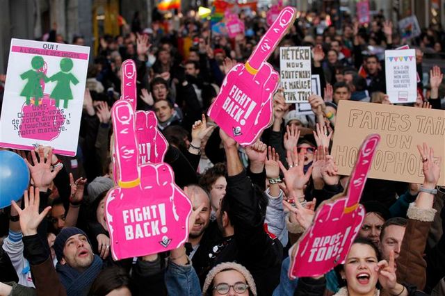 week-end de mobilisation pour les partisans du mariage homosexuel