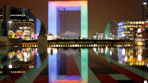 La Grande Arche de la Défense fut inaugurée le 14 juillet 1989 ©Reuters - C.Platiau 30 janvier 2007