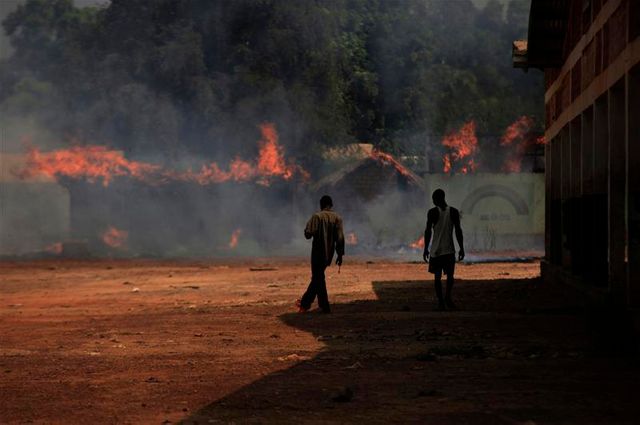 près d'un million de déplacés en centrafrique