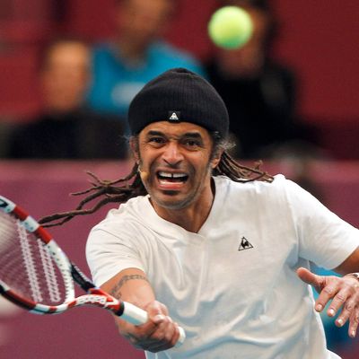 Yannick Noah, lors d'un événement caritatif