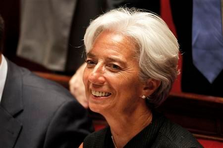 christine lagarde nomme à la tête du fmi