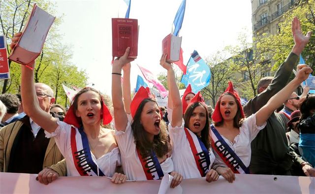 nouvelle mobilisation à paris des opposants au mariage homosexuel