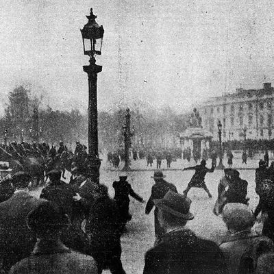 Echaufourées sur la place de la Concorde le 7 février 1934