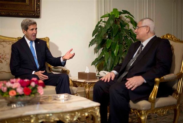john kerry voit des signes encourageants en egypte