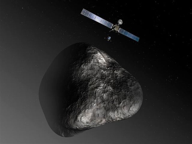 la sonde spatiale rosetta réveillée pour chasser la comète