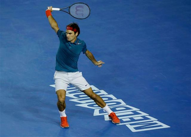 roger federer en quarts de finale à melbourne