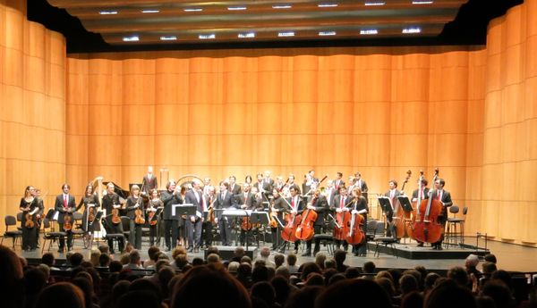 Salle comble !!! à l'Opéra de Rouen le 10 juin 2016, lors de la création de Laurent Lefrançois, compositeur & réalisateur de Sacrées Musiques ©Annick Haumier-Radio France