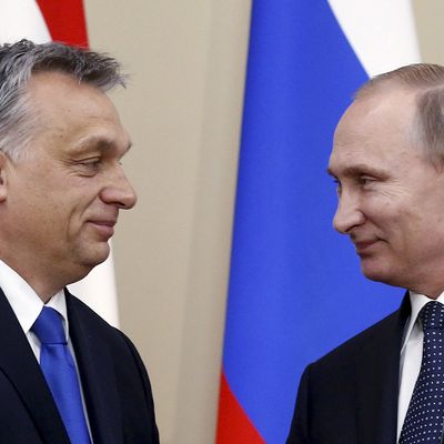 Viktor Orban et Vladimir Poutine, 17/02/2016