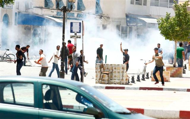 affrontements entre salafistes et police en tunisie