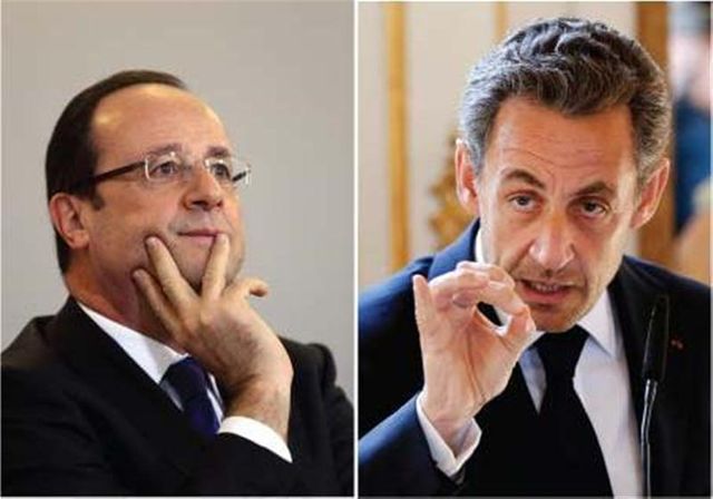 nicolas sarkozy devancerait françois hollande en cas de 1er tour dimanche, selon ifop