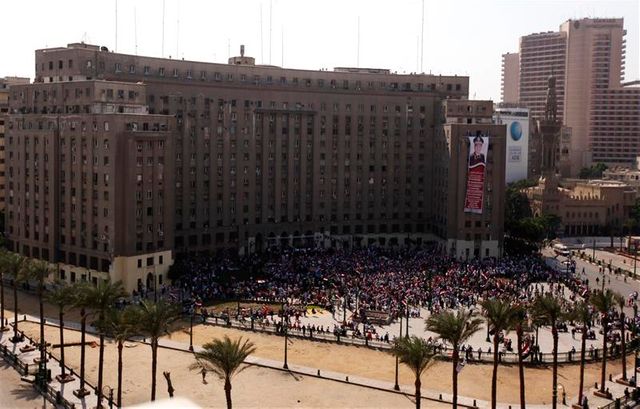 les frères musulmans manifestent au caire