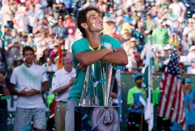 retour gagnant pour rafael nadal à indian wells