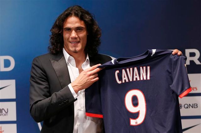 edinson cavani au psg pour un montant record