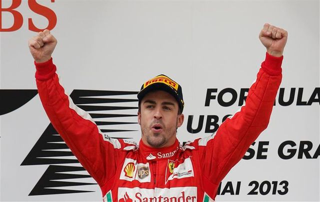 fernando alonso s’impose au grand prix de chine en f1
