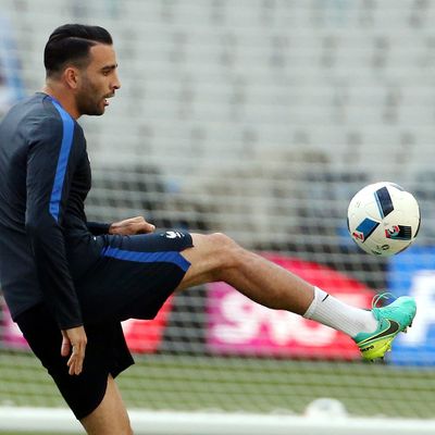 L'équipe de France à l'entraînement