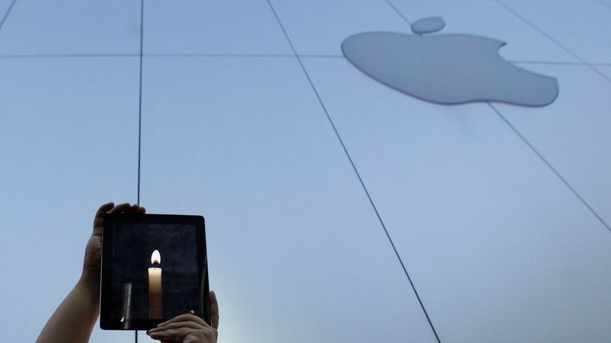Hommage à Steve Jobs le 6 octobre 2011 à Tokyo