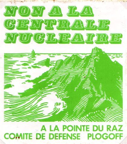 L’autocollant du comité de défense de Plogoff