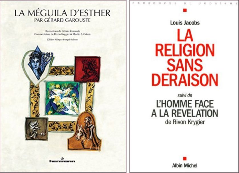 Livres du Rabbin Rivone Krygier