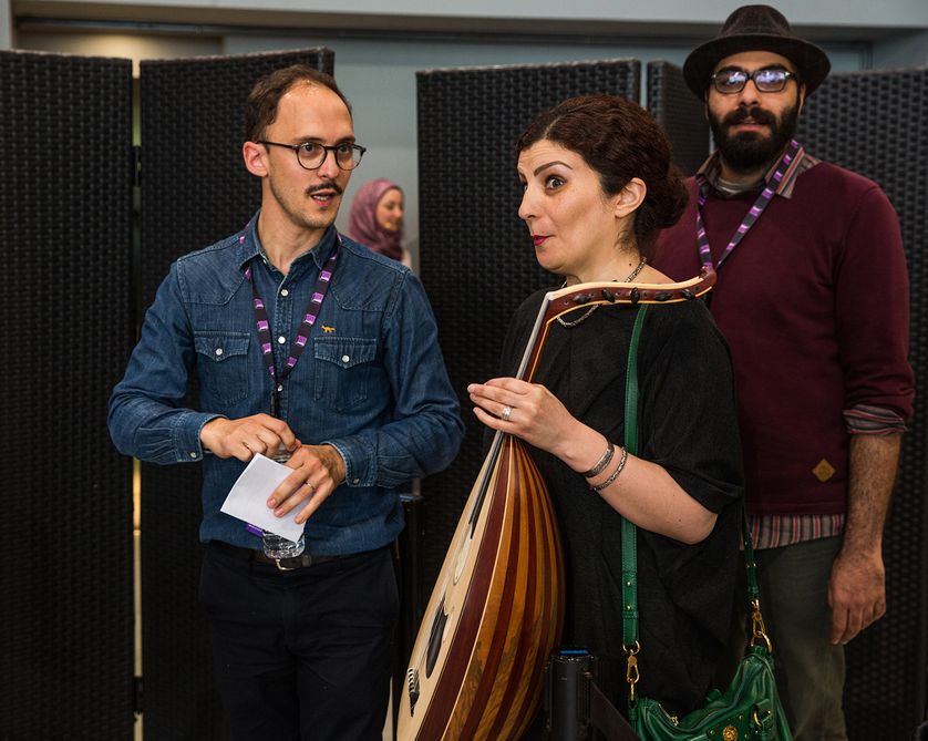 Mathieu Conquet, Waed Bouhassoun et Hamid Sulaiman