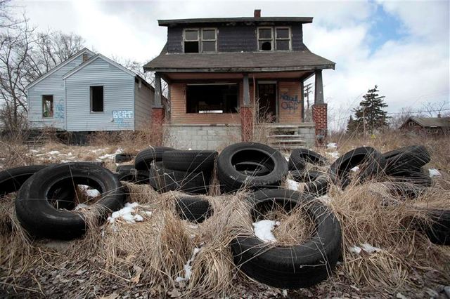 la ville de detroit, dans le michigan, se déclare en faillite