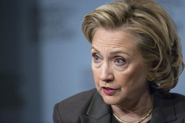 former u.s. secretary of state hillary clinton participates in "a conversation with hillary rodham clinton" in manhattan, new york