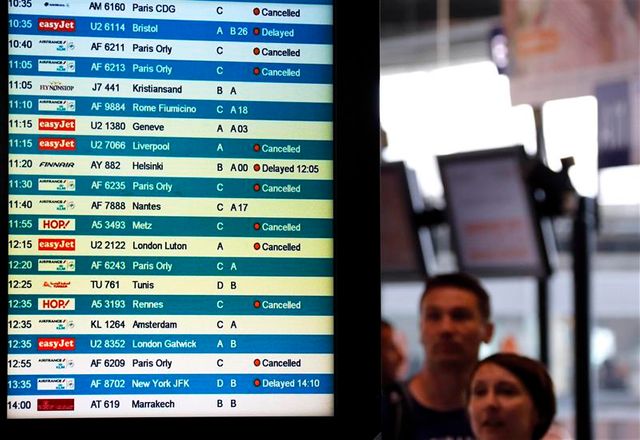 le trafic aérien perturbé par une grève