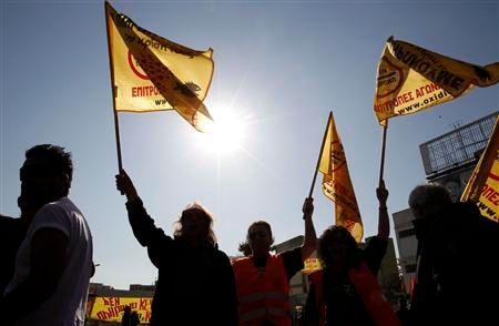 nouvelles manifestations en grèce contre les mesures d'austérité